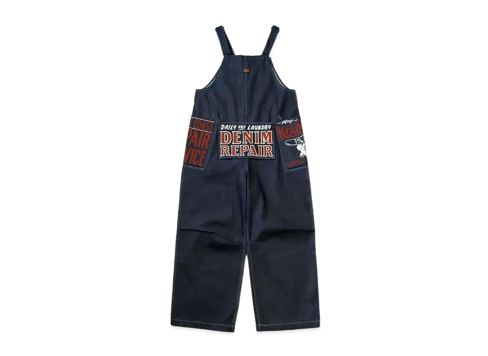 KAPITAL 11.5oz Denim Overalls "Indigo"