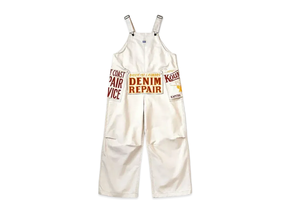 KAPITAL Canvas Overalls "Kinari"