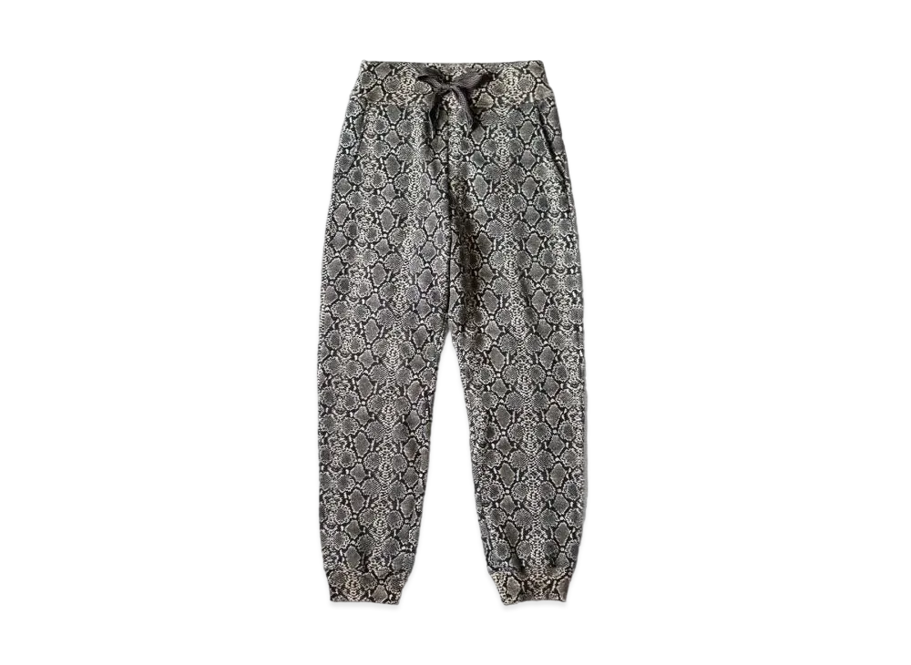 KAPITAL Fleece Snake Sweat Rib Pants "Grey"