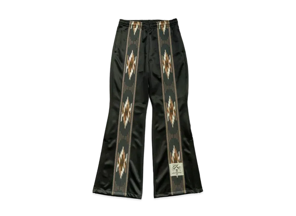 KAPITAL Smooth Jersey Track Pants "Black"