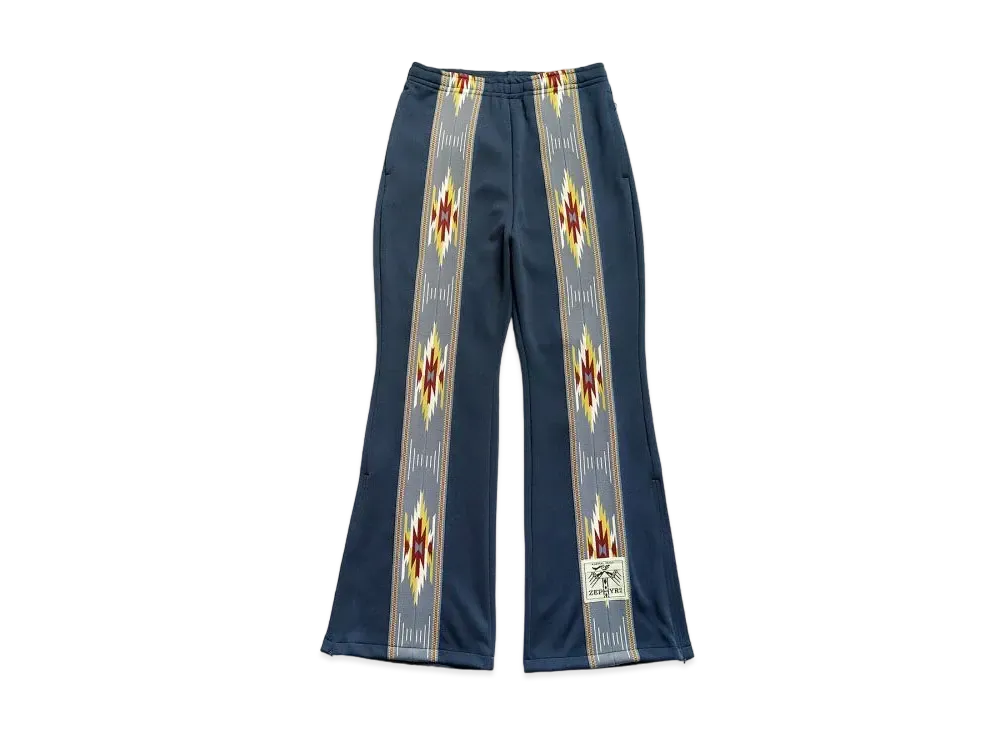 KAPITAL Smooth Jersey Track Pants "Navy"