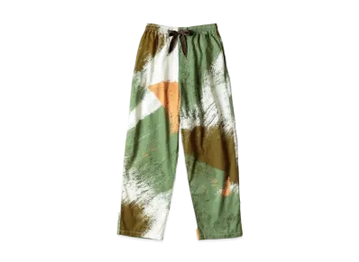 KAPITAL Combed Burberry Brush Camo Easy Pants "White"