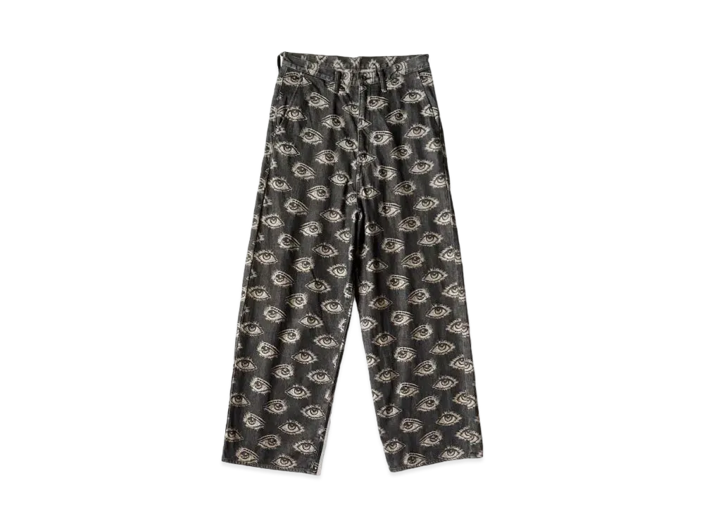 KAPITAL 12oz Denim Port Baggy Pants "Black"