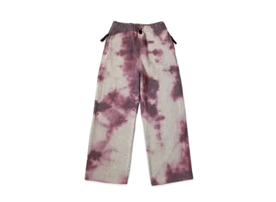 KAPITAL Reverse Fleece Tie Dye Easy Pants "Purple"