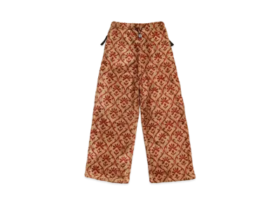 KAPITAL Yosemite Arabesque Fleece Easy Straight Pants "Beige"