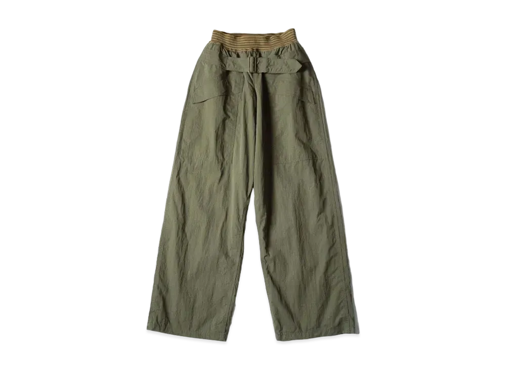 KAPITAL Ripstop Aviator Suit Cut Pants "Khaki"