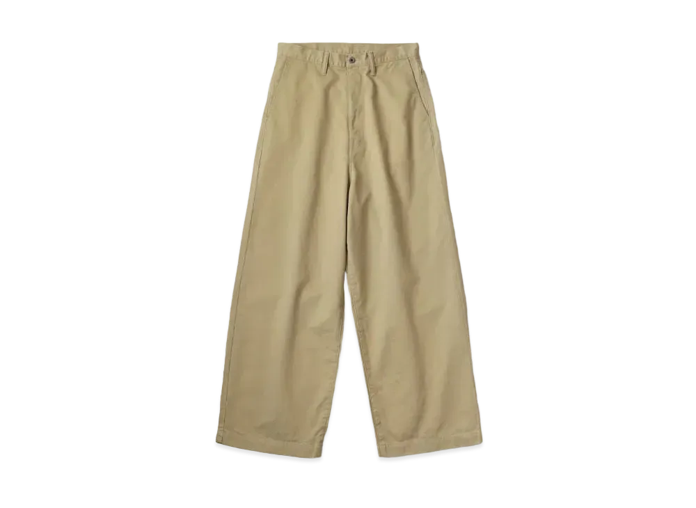 KAPITAL Chino Port Baggy Pants "Beige"