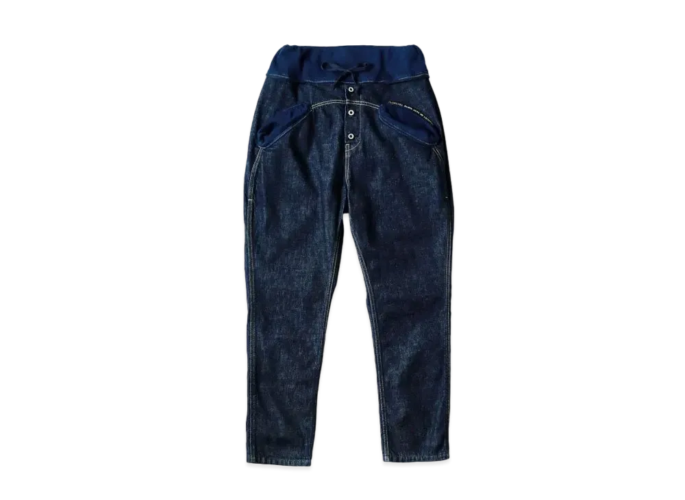KAPITAL 11.5oz Denim Sarouel Nouvelle Pants "Indigo"