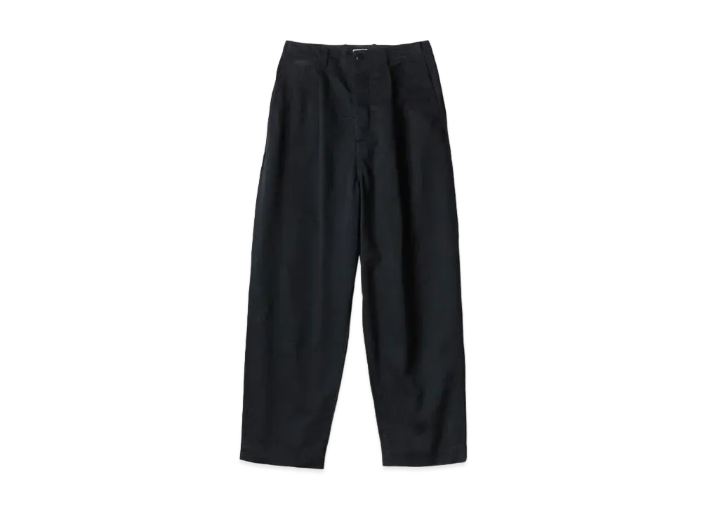 KAPITAL Chino High Waist Neem Pants "Black"