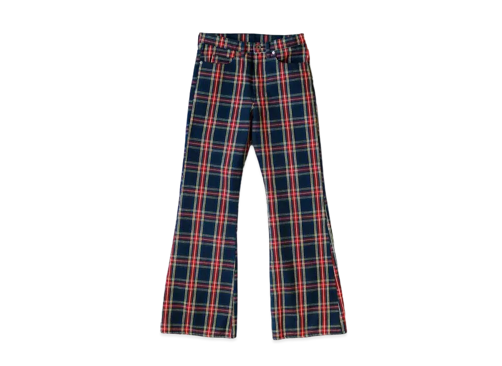 KAPITAL 11oz Tartan Check 5P "Red"