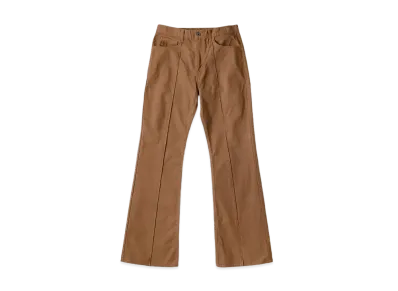 KAPITAL Canvas 5P Flare Pants "Gold"