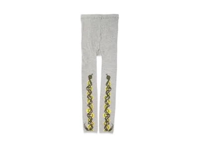 KAPITAL 200 Weaving Kuba Snake Leggings "Grey"