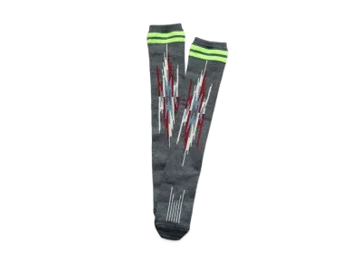 KAPITAL 84 Ortegany High Socks "Charcoal"