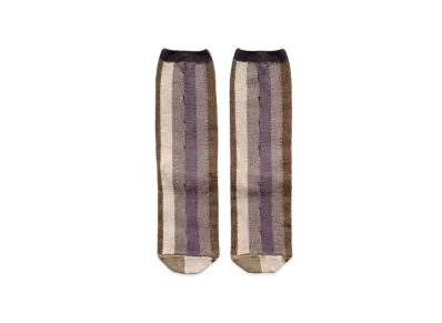 KAPITAL 96 Comfort Punching Socks "Brown"