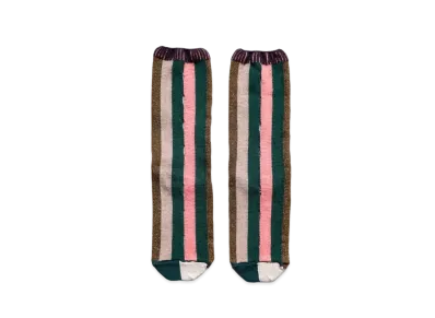 KAPITAL 96 Comfort Punching Socks "Green"