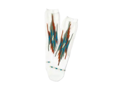 KAPITAL 200 Ortegany See Through Socks "White"
