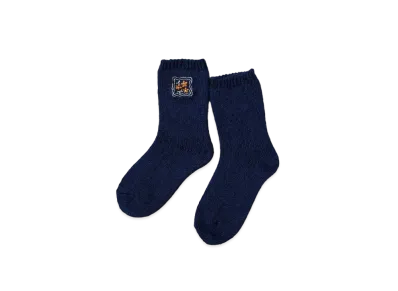 KAPITAL 56 Cookie Embroidery Socks "Navy"