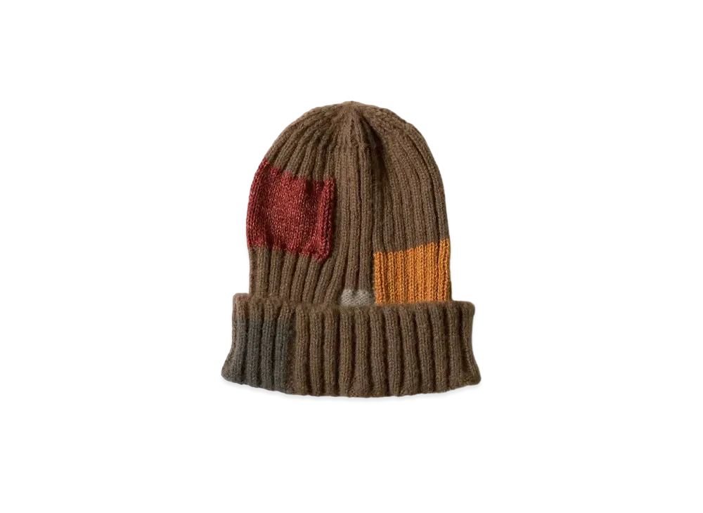KAPITAL 5G Wool Knit Cap "Brown"