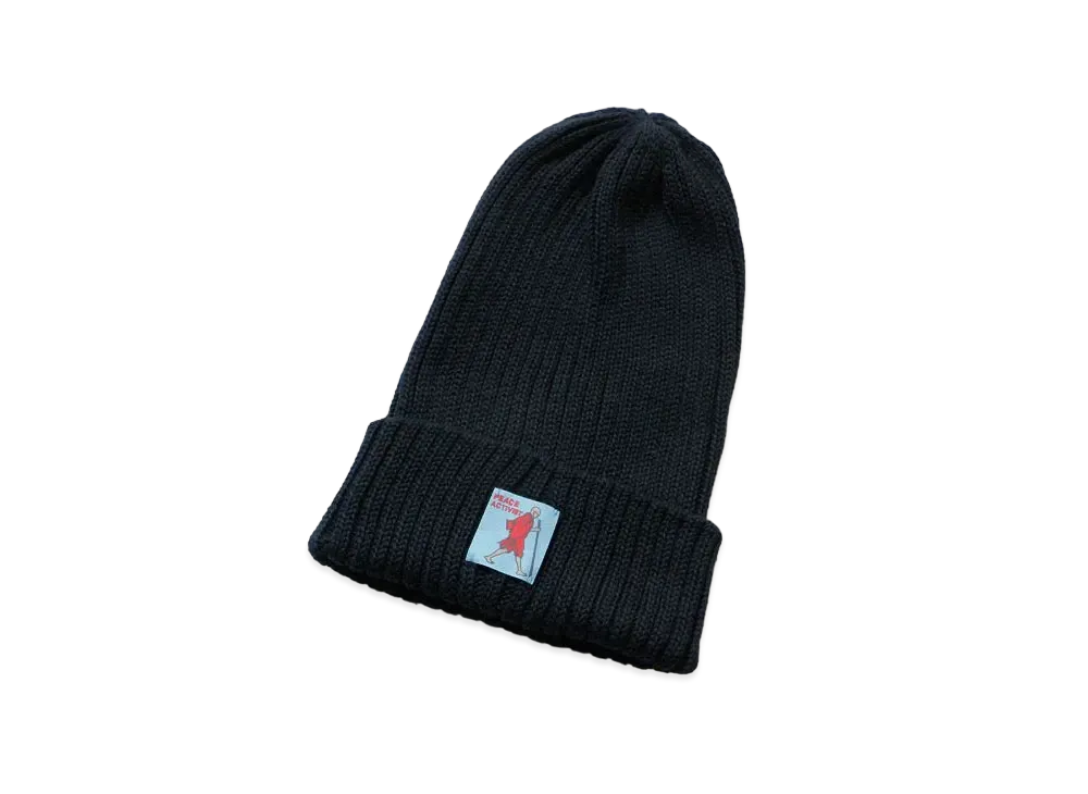 KAPITAL 5G Cotton Knit Cap "Black"