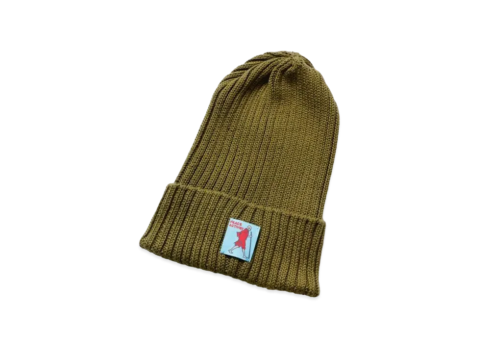 KAPITAL 5G Cotton Knit Cap "Khaki"
