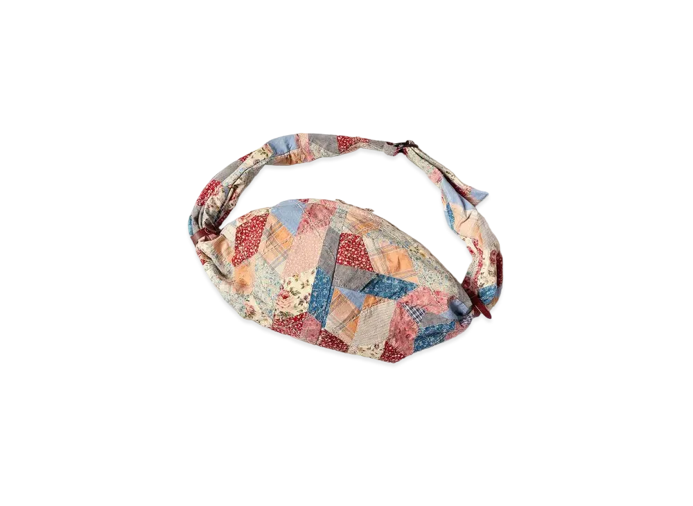 KAPITAL Yabane Quilt Patchwork Snufkin Bag "Tricolor"