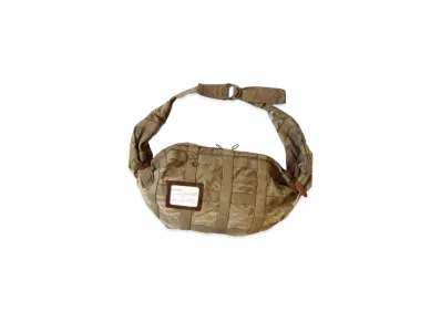 KAPITAL Cotton Weather Prisoner Craft Tattersall Snufkin Bag "Grey Beige"
