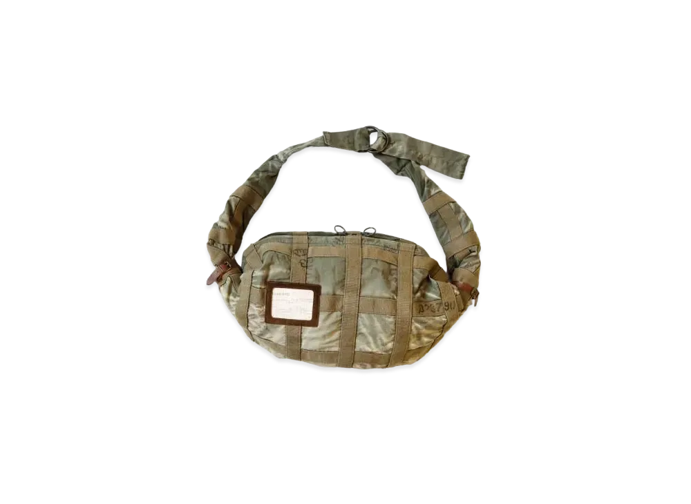 KAPITAL Cotton Weather Prisoner Craft Tattersall Snufkin Bag "Khaki"