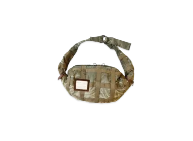 KAPITAL Cotton Weather Prisoner Craft Tattersall Snufkin Bag "Khaki"
