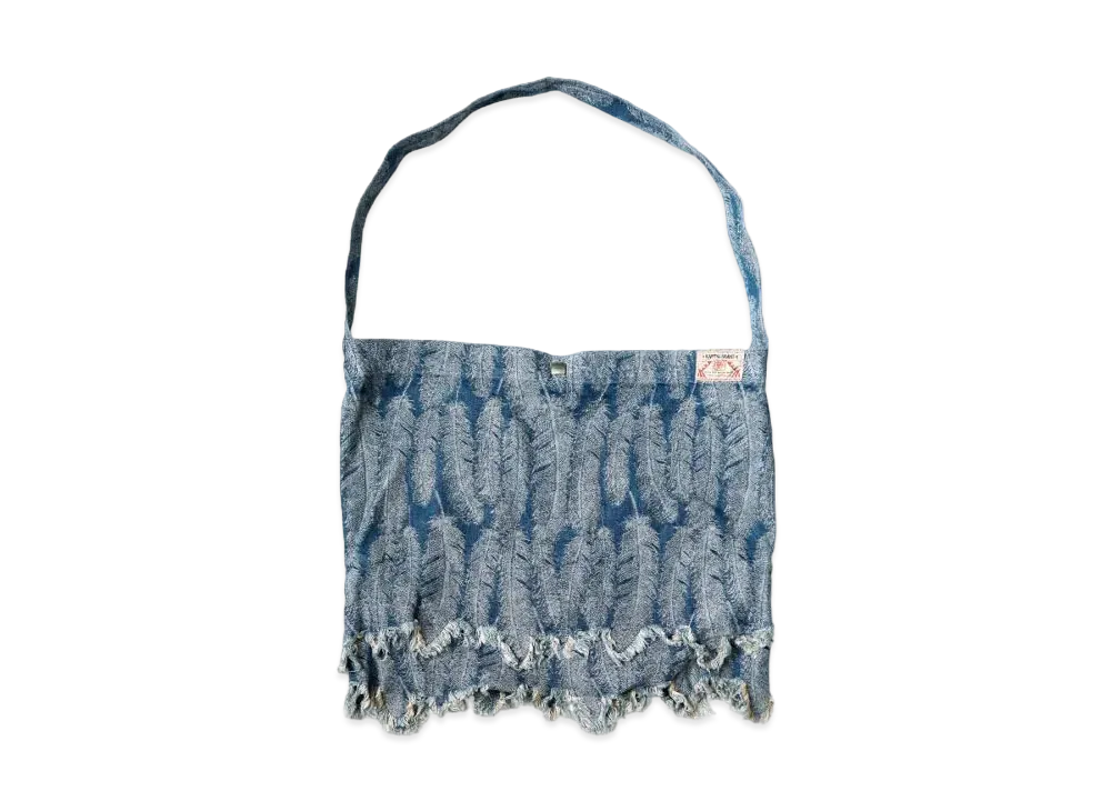 KAPITAL 12oz Magpie Denim Medicine Bag (Big) "Indigo"
