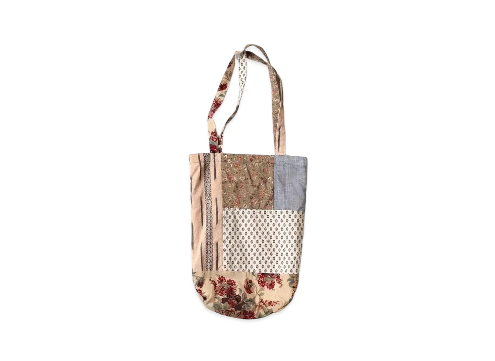 KAPITAL Patchwork Novel Tote Bag "Tricolor"