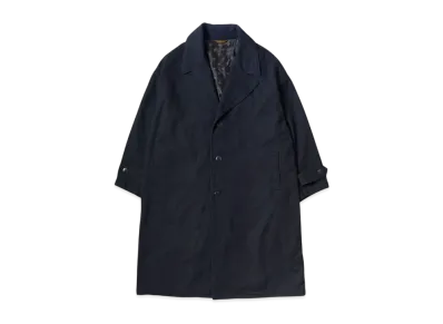 KAPITAL Twill Aging Wool Cavalier Coat "Indigo"