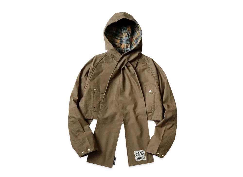 KAPITAL Cotton Weather Oil Coating Rabbit Gale Parker "Khaki"