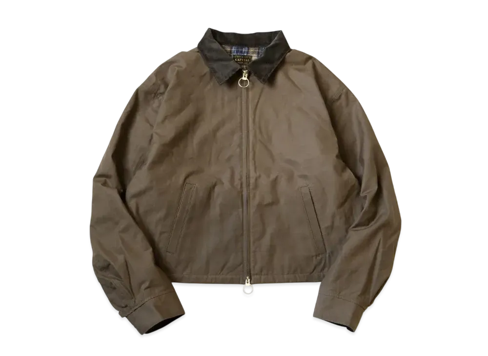 KAPITAL Cotton Weather Oil Coating Drizzler Jacket 