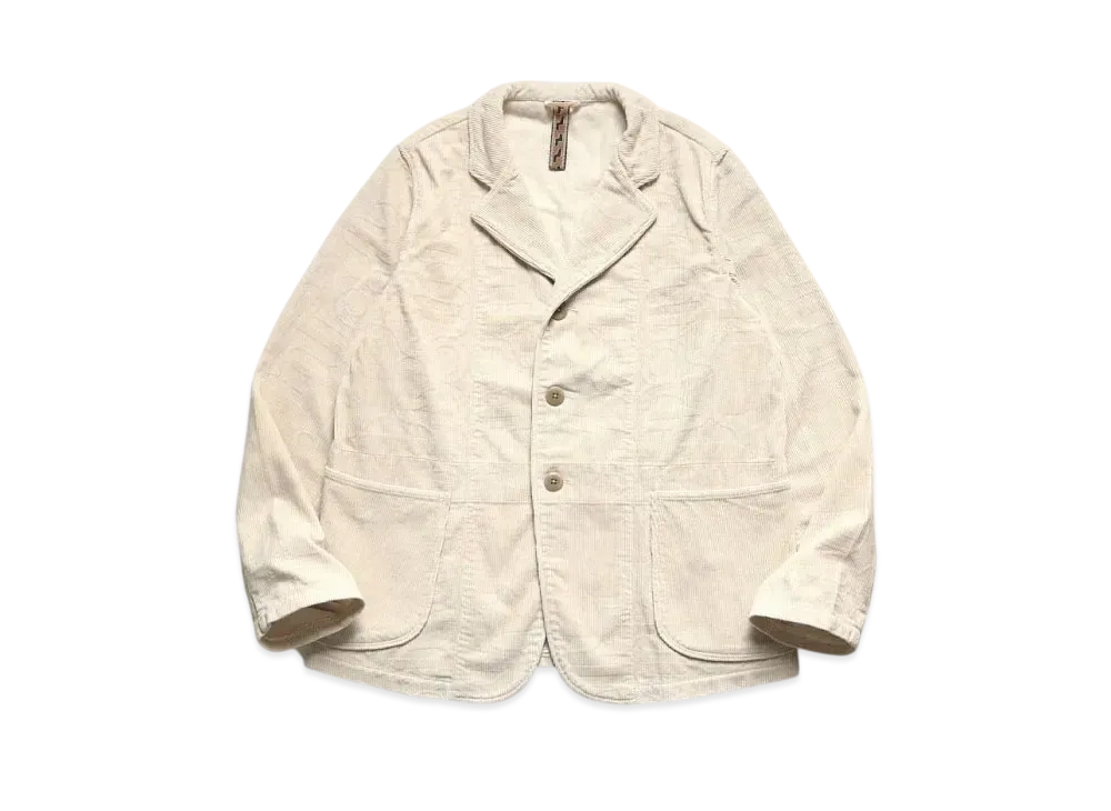 KAPITAL 9W Corduroy Foschlumoshiri Hospital Jacket "Kinari"