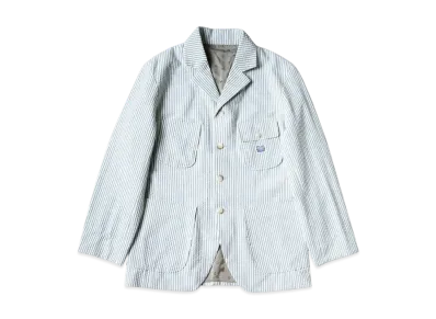 KAPITAL Soccer Stripes Lumber Suit Jacket "Sax"