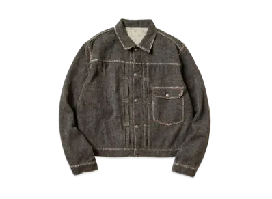 KAPITAL Twill Aging Wool 1st Jacket "Charcoal"