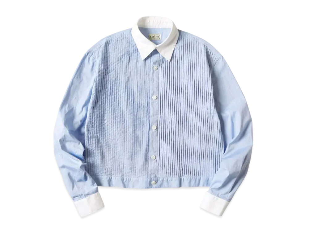 KAPITAL Combed OX Pintuck Shirt Jacket "Sax"