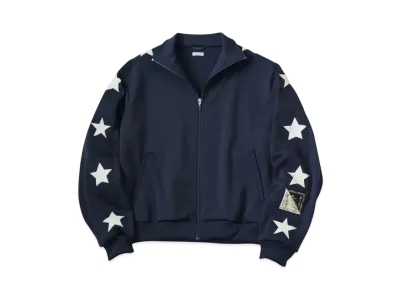 KAPITAL Smooth Jersey Stuntman Woman Truck Jacket "Navy"