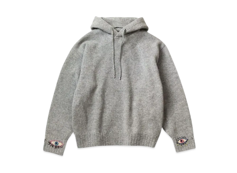 KAPITAL 5G Wool Hood Sweater "Grey"