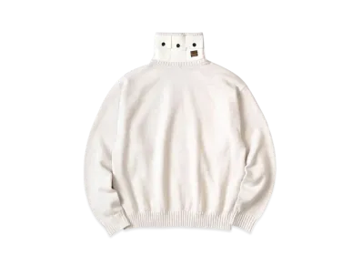 KAPITAL 8G Cotton Wool Nickel 3 High Neck Sweater "Kinari"