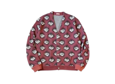 KAPITAL 8G Jacquard Knit Speakeasy Short Cardigan "Enji"