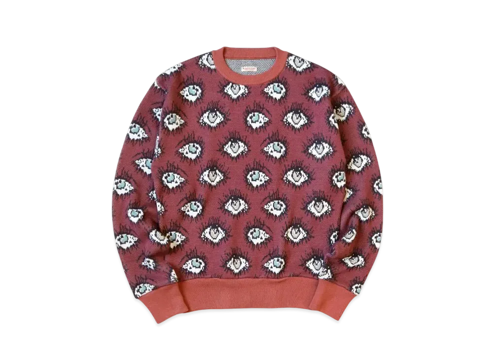 KAPITAL 8G Jacquard Knit Speakeasy Vintage Sweater "Enji"