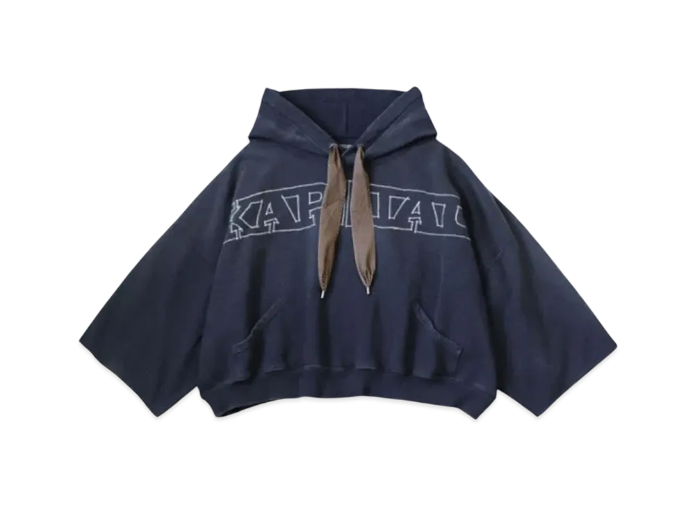 KAPITAL Fleece Devil Hood Hoodie "Navy"