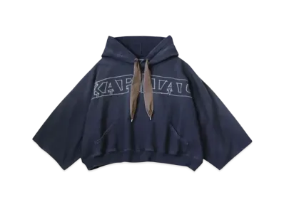 KAPITAL Fleece Devil Hood Hoodie "Navy"