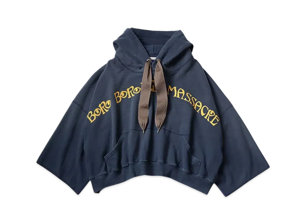 KAPITAL Fleece Devil Hood Hoodie "Navy"