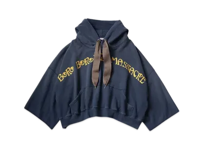 KAPITAL Fleece Devil Hood Hoodie "Navy"
