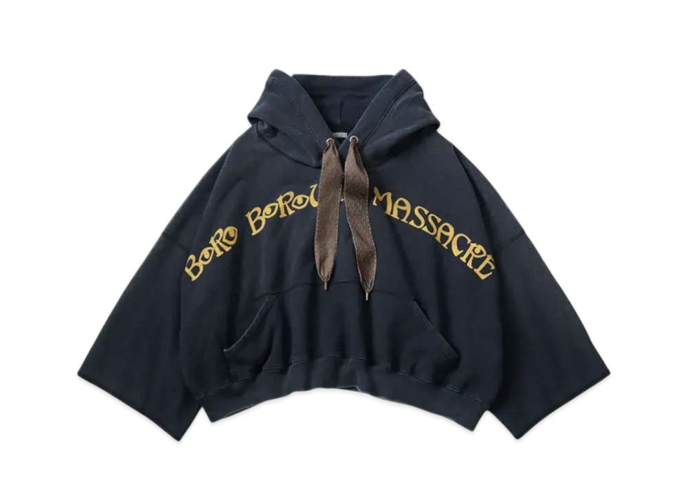 KAPITAL Fleece Devil Hood Hoodie "Black"