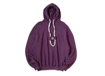 KAPITAL 30/- Fleece Dragon Hood Sweatshirt "Purple"