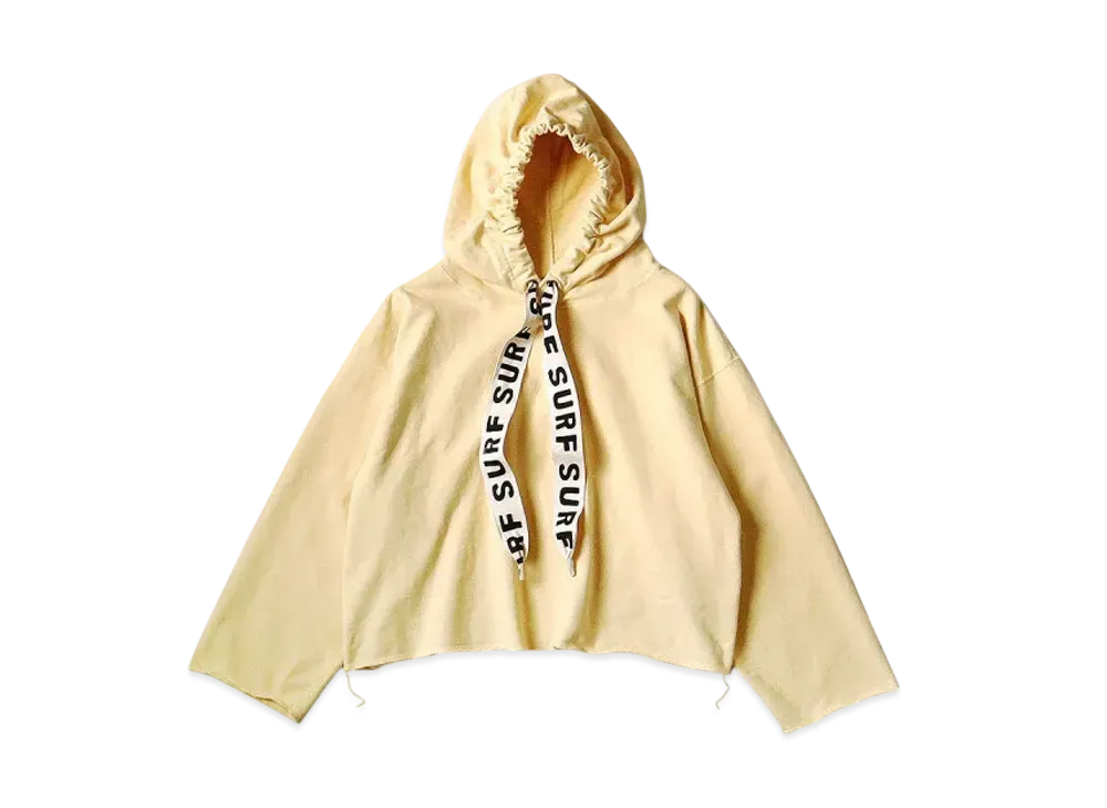 KAPITAL Fleece Catfish Surf Hood Sweatshirt "Yellow"