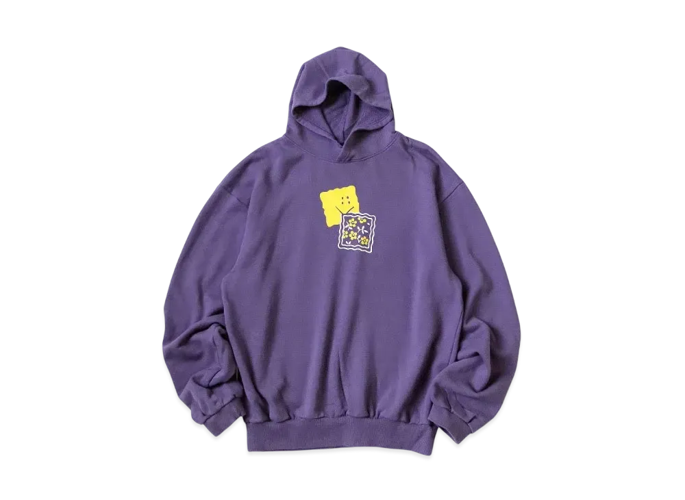 KAPITAL 30/- Fleece Hood Sweatshirt "Purple"